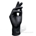 Guantes de nitrilo industrial negro desechable de 9 pulgadas